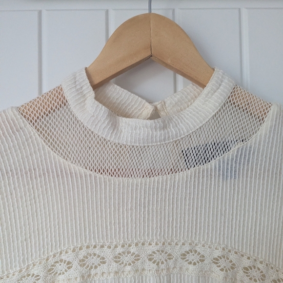 Double D Ranch Homespun Prairie Dress String Ivory Lace Maxi Long  Size 6 - Picture 9 of 13